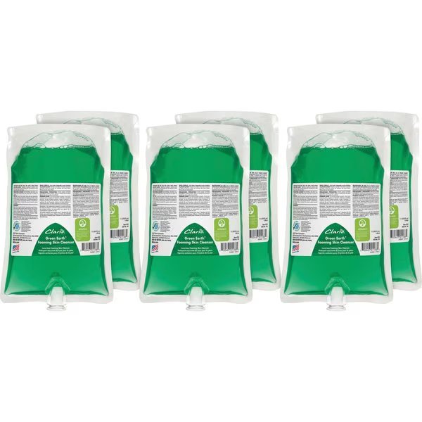 Skin Cleanser, Foaming, Green Earth, 1000ml Green, PK 6, Betco, Mfr#: BET7812900